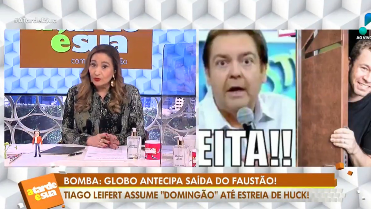 Sônia Abrão fala de Faustão no programa A Tarde é Sua (Reprodução/Rede TV!)