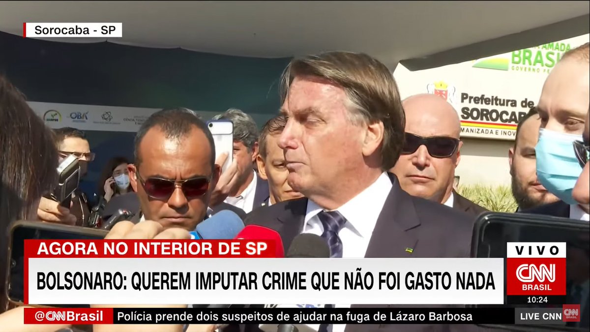 Entrevista de Jair Bolsonaro no Live CNN Brasil