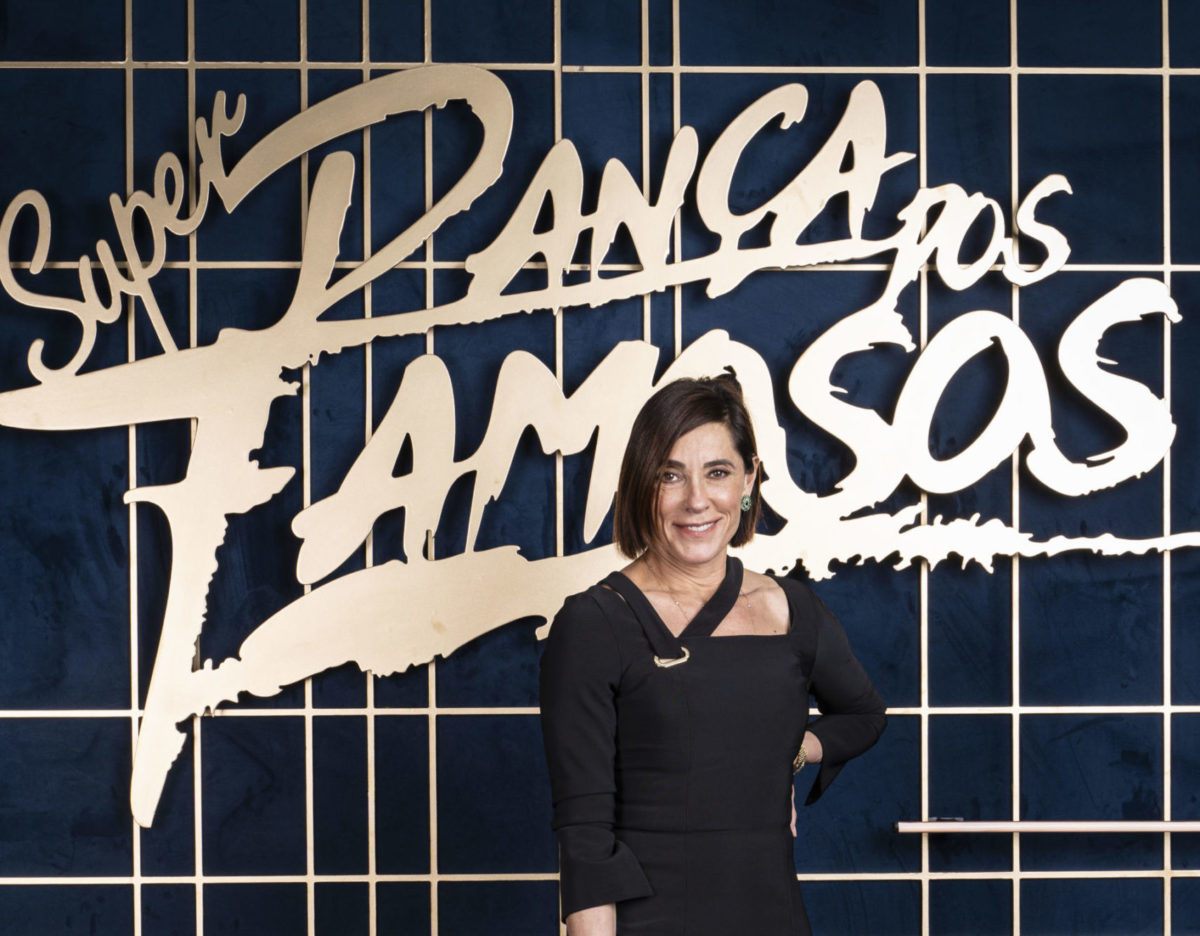 Christiane Torloni nos bastidores da Super Dança dos Famosos (Divulgação/Globo)