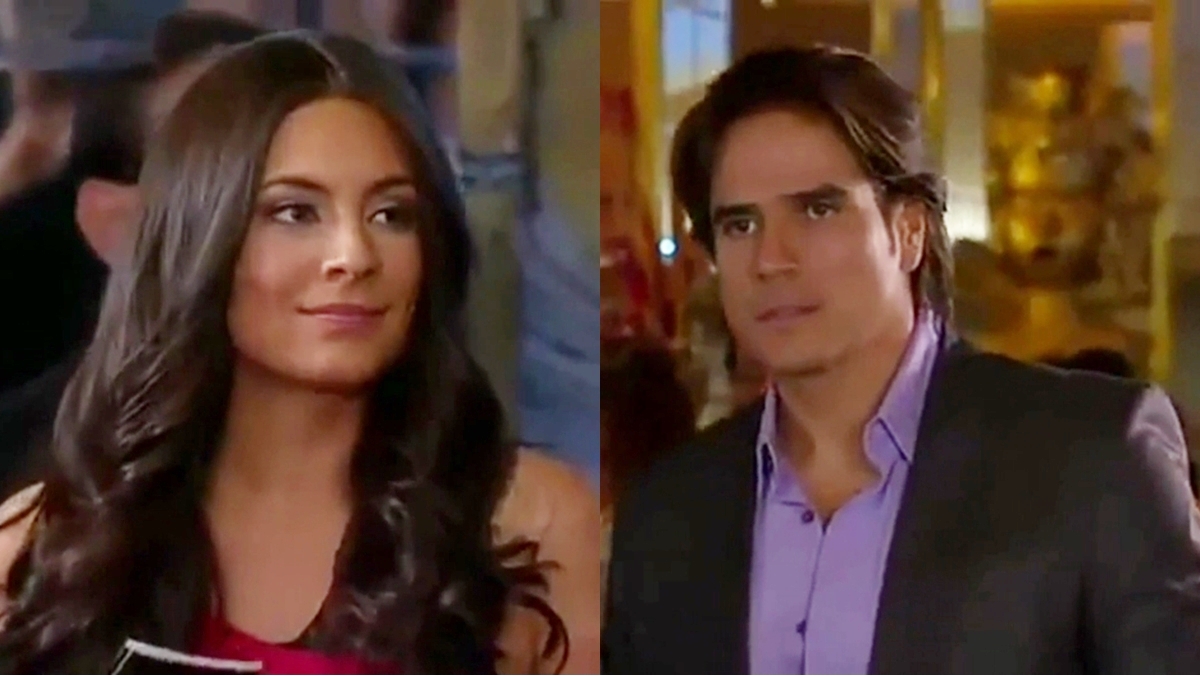 Maricruz (Ana Brenda Contreras) e Otávio (Daniel Arenas) em cena de Coração Indomável (Reprodução: Televisa S.A.)
