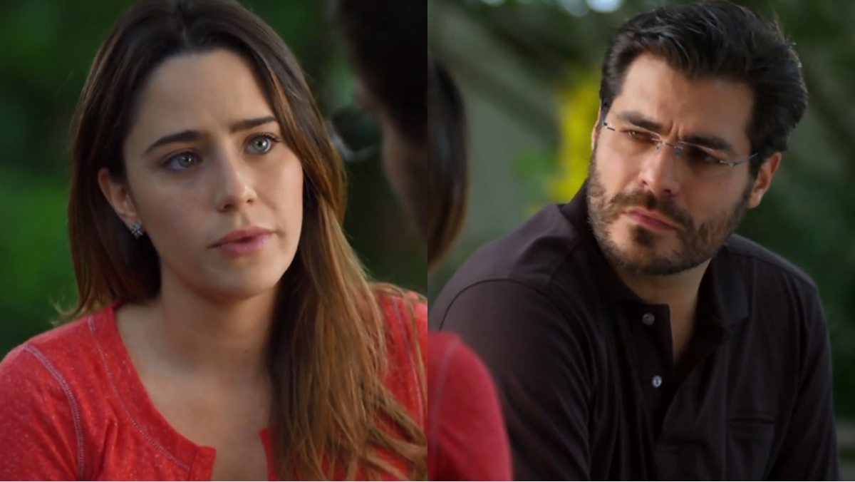 Ana (Fernanda Vasconcellos) e Lúcio (Thiago Lacerda) em cena de A Vida da Gente (Reprodução: Globo)