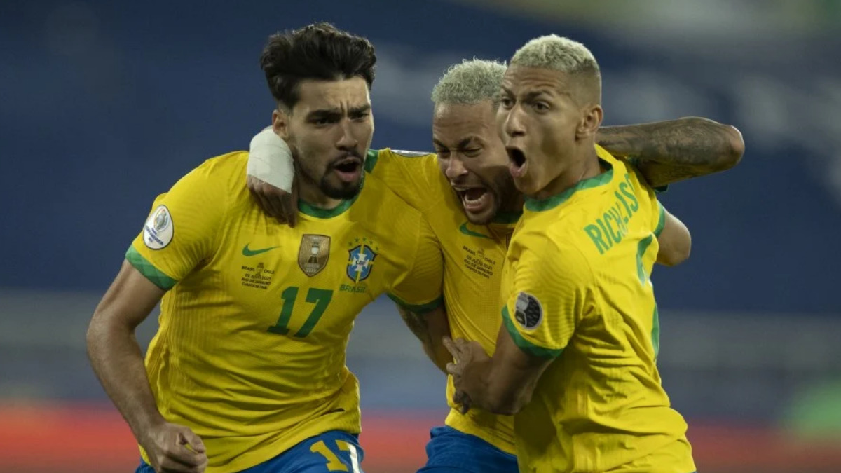 Seleção Brasileira na Copa América (Reprodução)