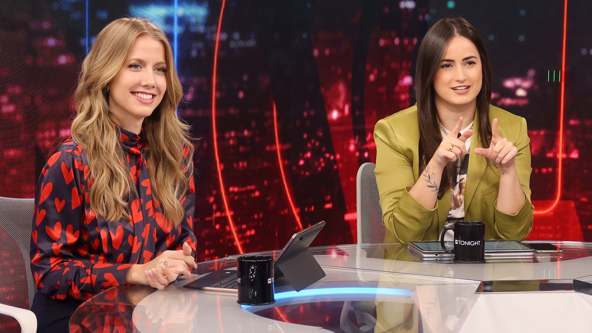 Gabriela Prioli e Mari Palma na CNN Brasil
