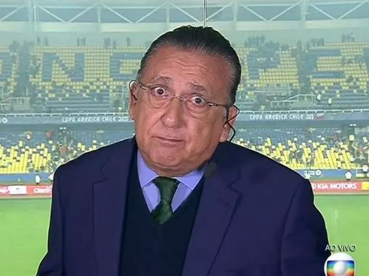 Galvão Bueno queria revanche do Brasil contra a Alemanha (Reprodução - Globo)