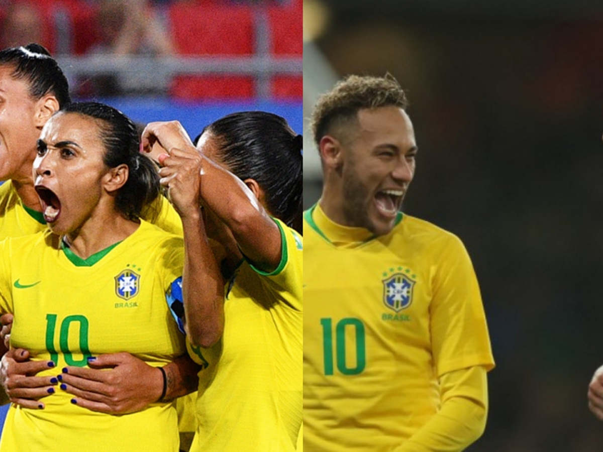Seleção Brasileira Feminina e Masculina de Futebol
