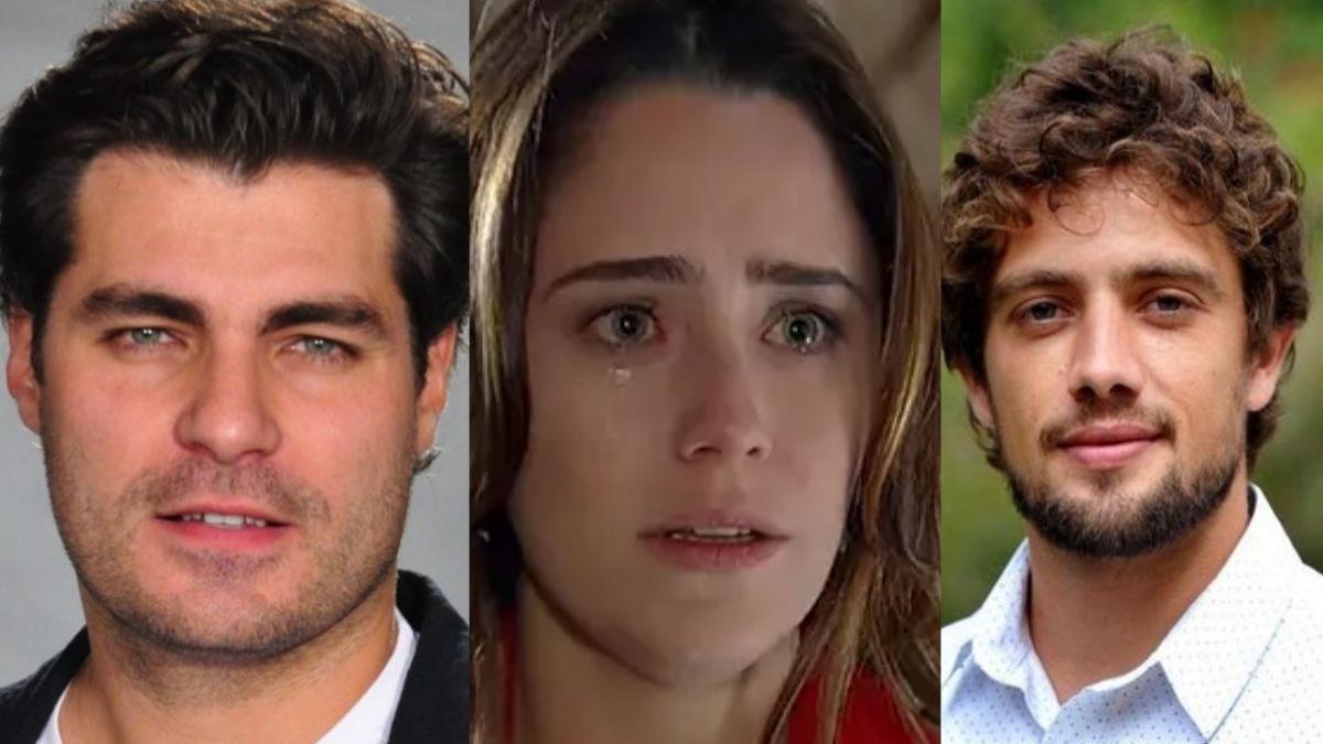 Lúcio (Thiago Lacerda), Ana (Fernanda Vasconcellos) e Rodrigo (Rafael Cardoso) em A Vida da Gente (Reprodução/Globo)