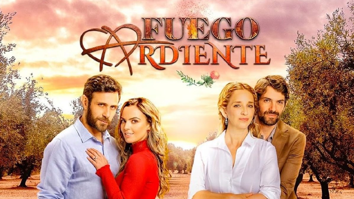 Elenco principal da novela Fogo Ardente (Divulgação/Televisa)