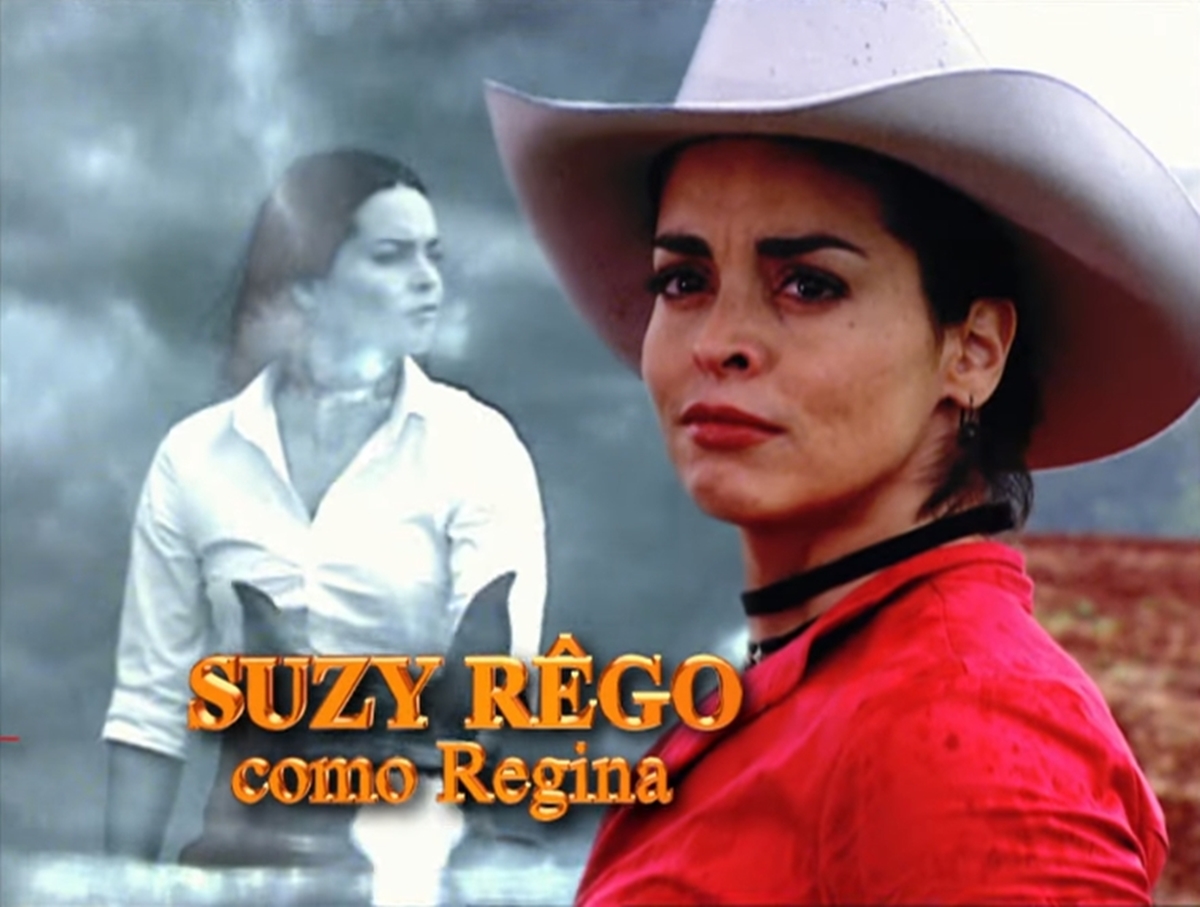 Suzy Rêgo interpretou Regina em Amor e Ódio, produzida pelo SBT entre 2001 e 2002 (Reprodução: SBT)