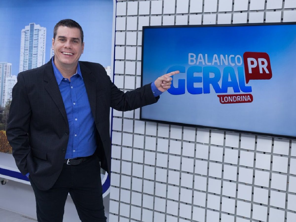 Giuliano Marcos no Balanço Geral Londrina (Reprodução/Twitter)