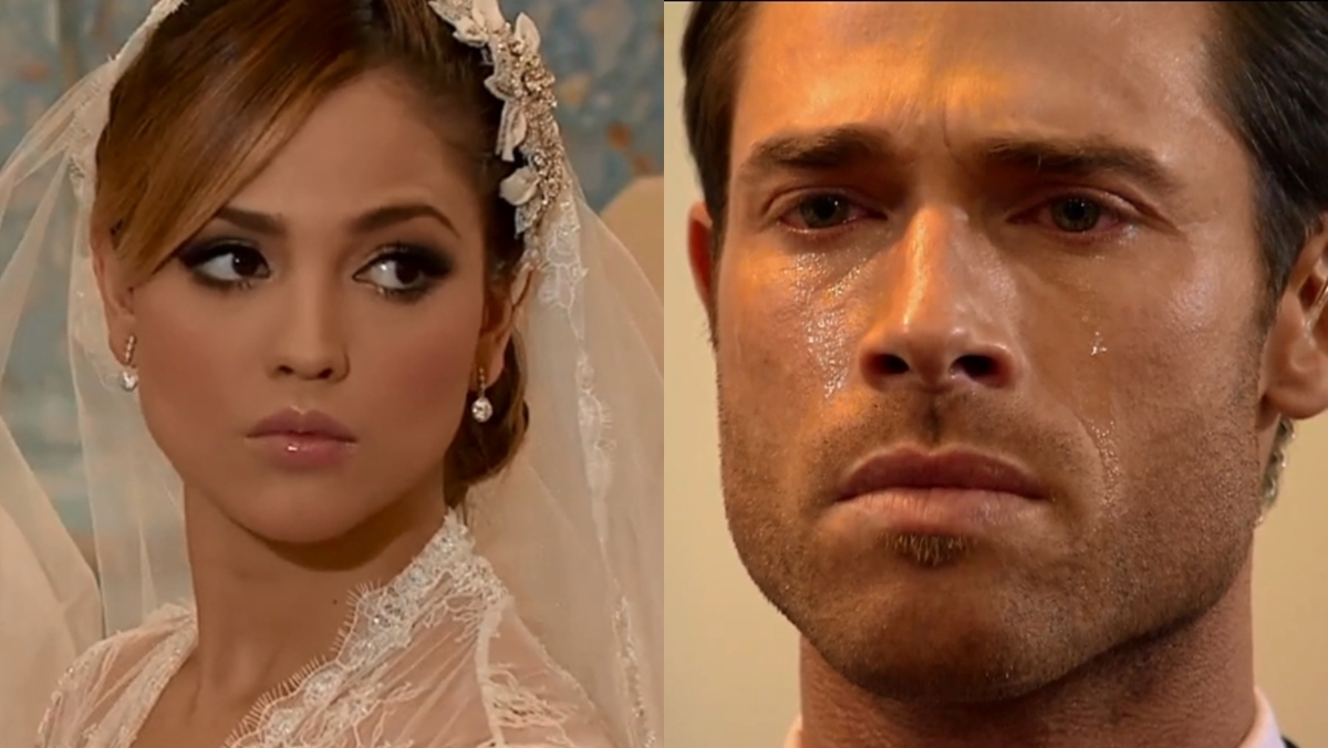 Nikki (Eiza González) e Gusmão (Sebastián Rulli) em cena de Amores Verdadeiros (Reprodução: Televisa S.A.)