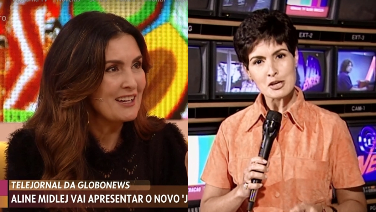 Fátima Bernardes relembra a estreia do GloboNews (Reprodução: Globo)