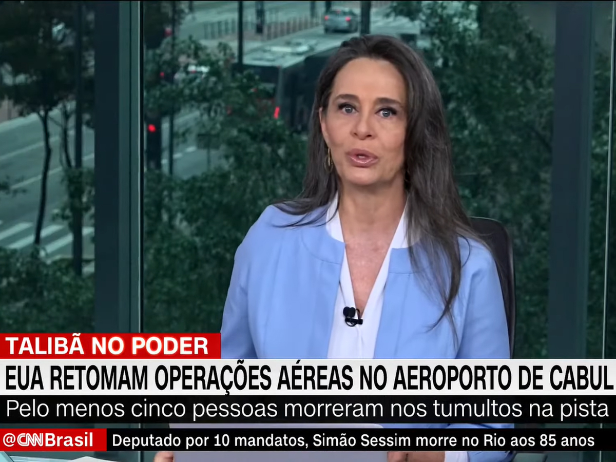 Carla Vilhena no Visão CNN