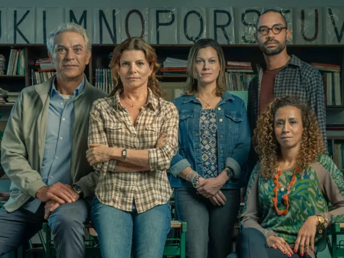 Protagonistas da série Segunda Chamada (Reprodução/Globo)