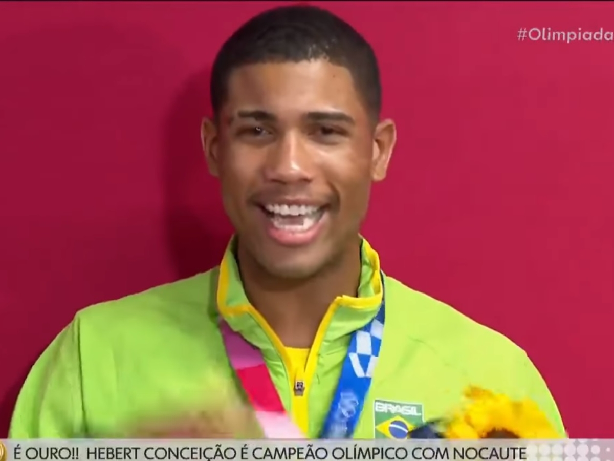 Hebert Conceição, vencedor do boxe da Olimpíada de Tóquio