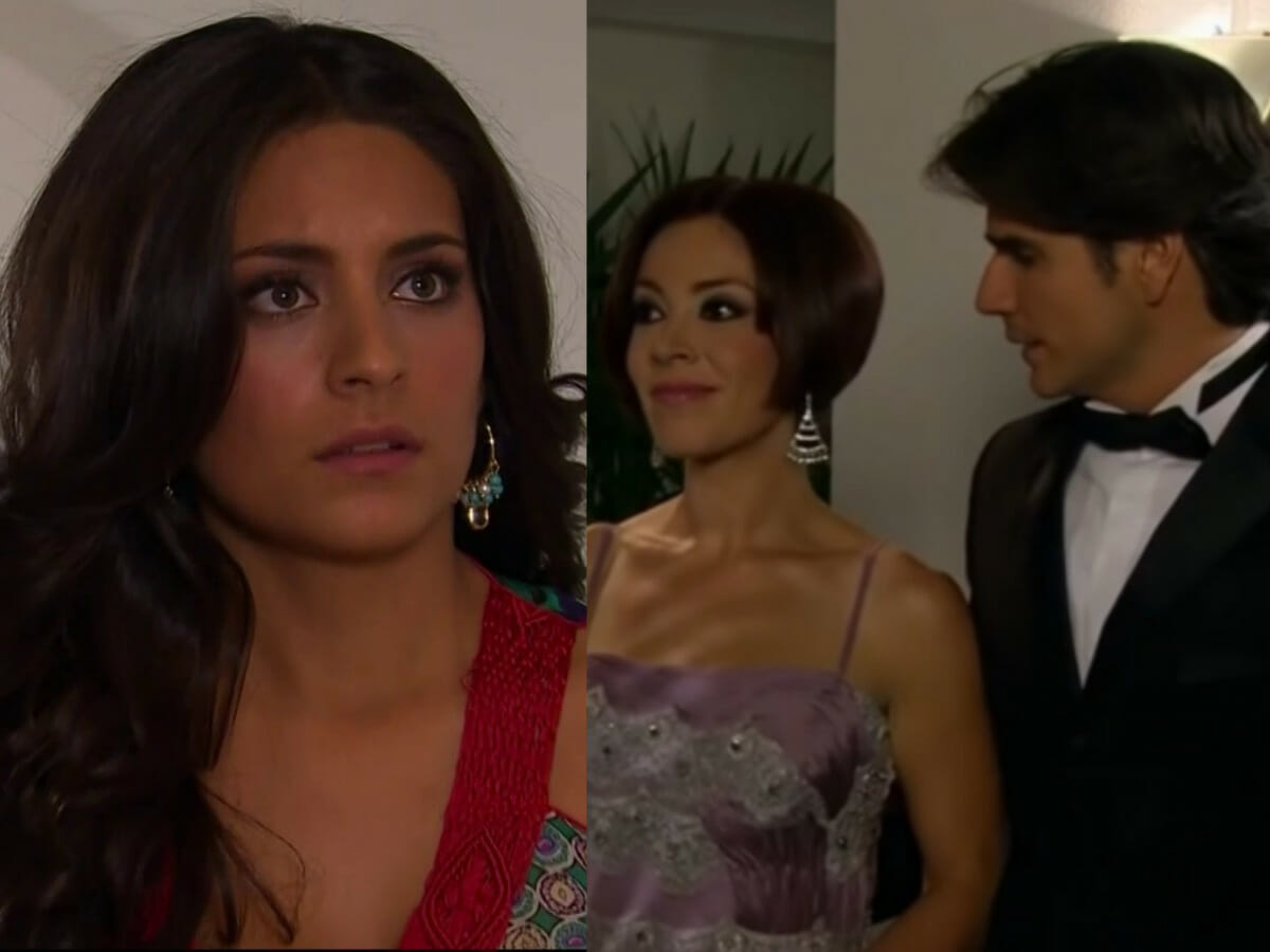 Maricruz, Simone e Otávio em Coração Indomável (Reprodução - Televisa)