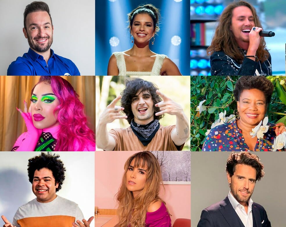 Participantes do Show dos Famosos 2021 (Globo/Divulgação)