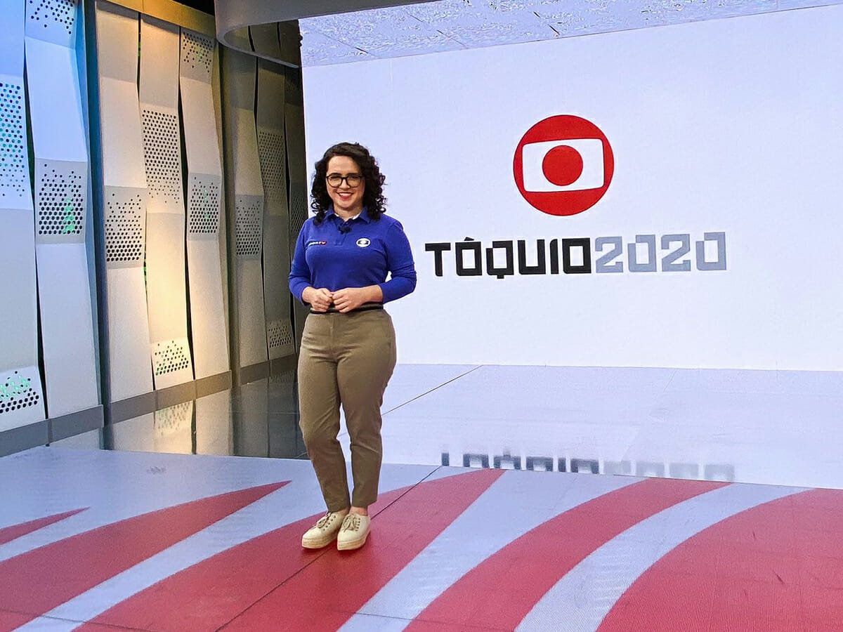 Natália Lara apresenta o Boletim Paralímpico na Globo