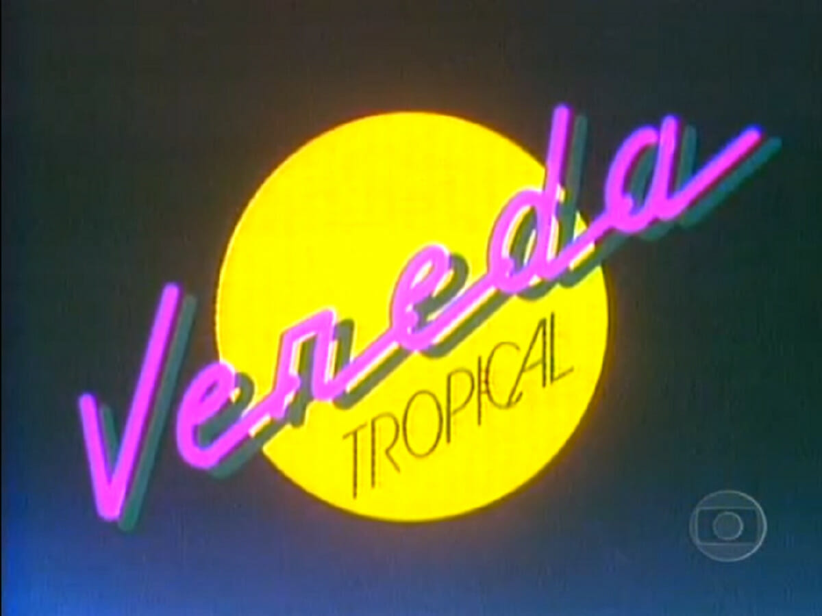 Logotipo da novela Vereda Tropical, de 1984