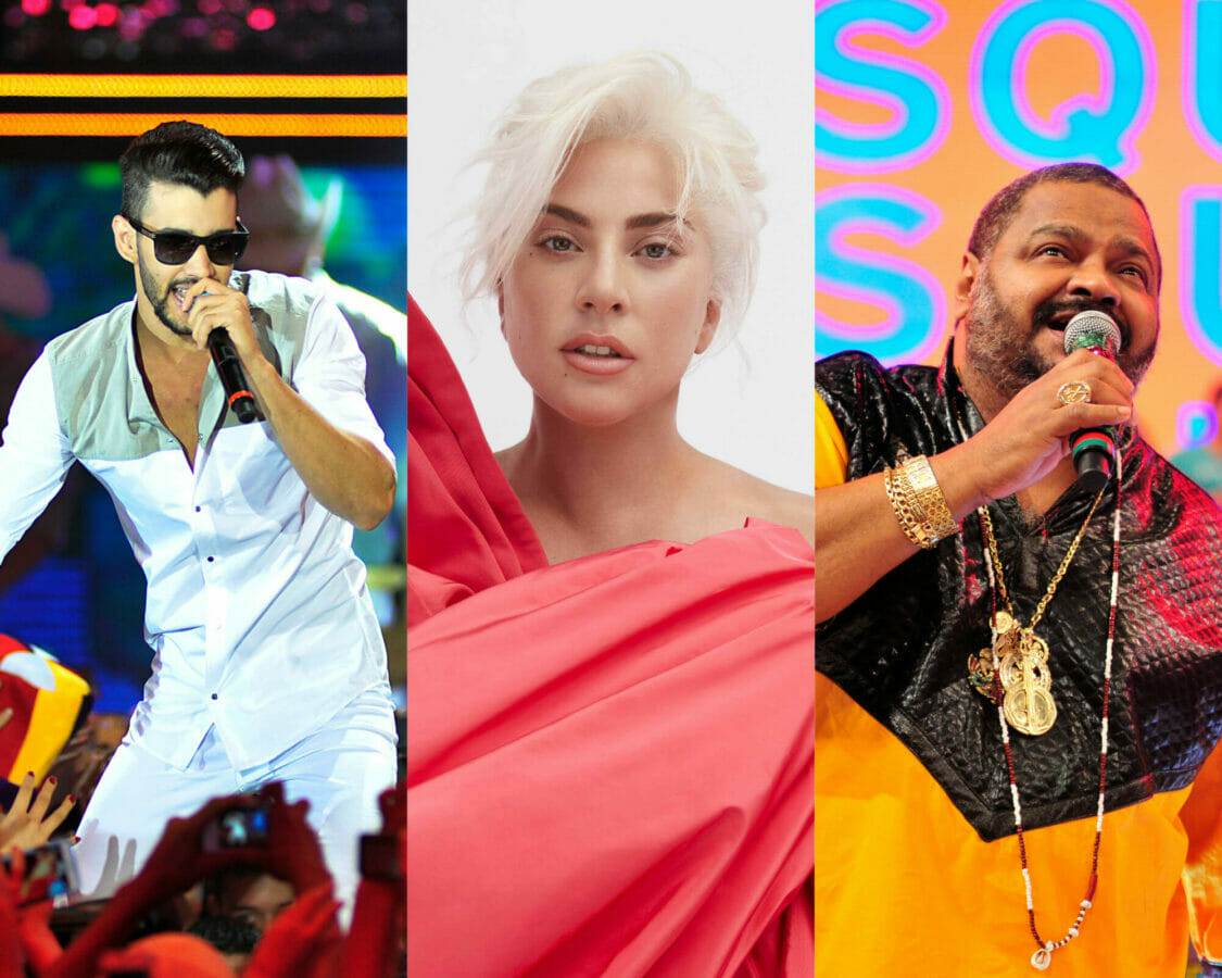 Lady Gaga, Arlindo Cruz e Gustavo Lima serão homenageados no Show dos Famosos (reprodução)