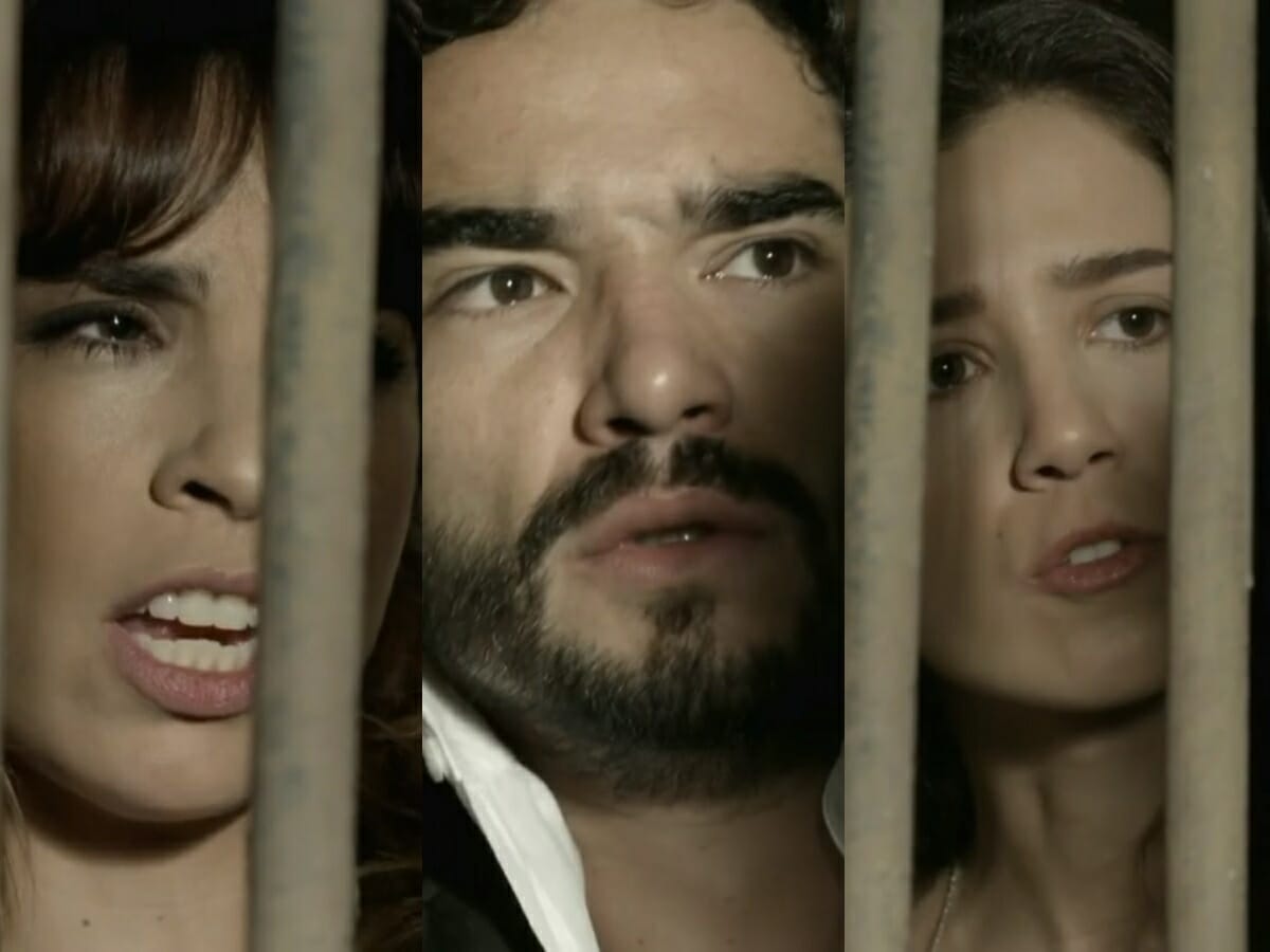 Danielle (Maria Ribeiro), José Pedro (Caio Blat) e Cora (Marjorie Estiano) de Império