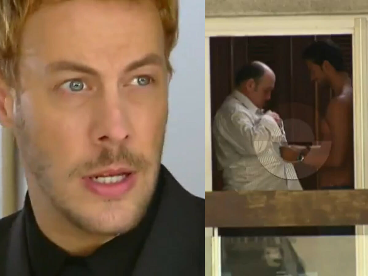 Tony (Guilherme Weber) descobre segredo em Da Cor do Pecado (Reprodução/Globo)