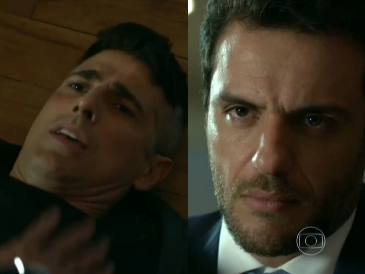 Anthony (Reynaldo Gianecchini) e Alex (Rodrigo Lombardi) em Verdades Secretas (Reprodução/Globo)