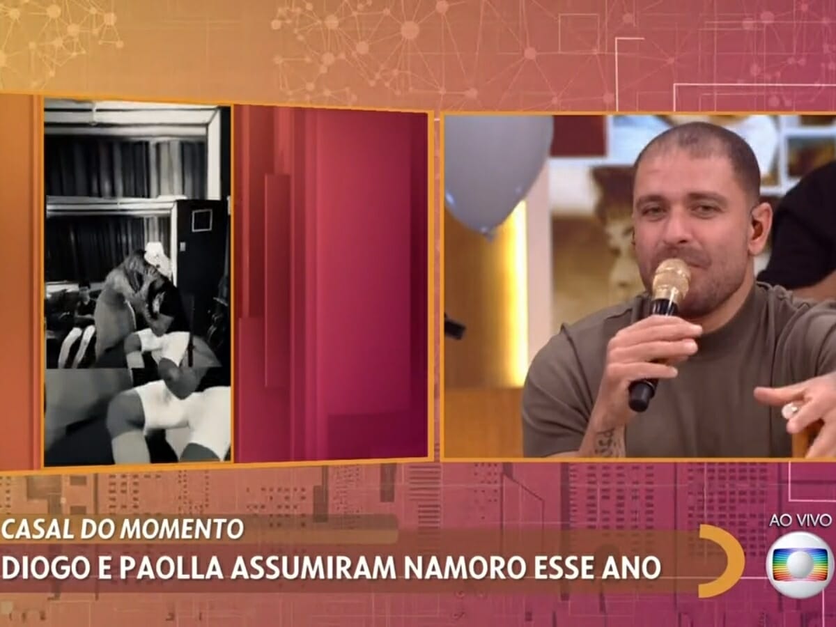 Diogo Nogueira falou sobre Paolla Oliveira no Encontro com Fátima Bernardes
