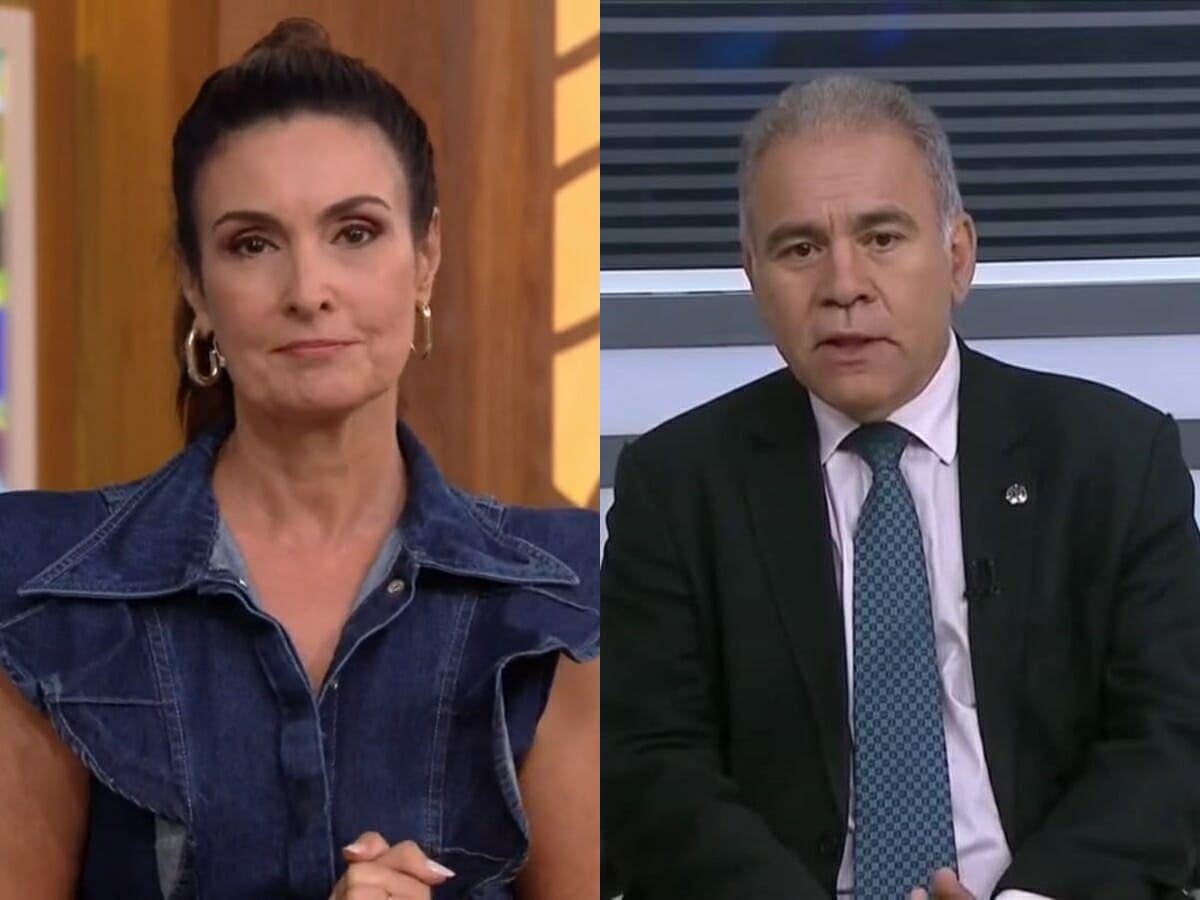 Fátima Bernardes falou no Encontro sobre Marcelo Queiroga, ministro da Saúde do governo Bolsonaro