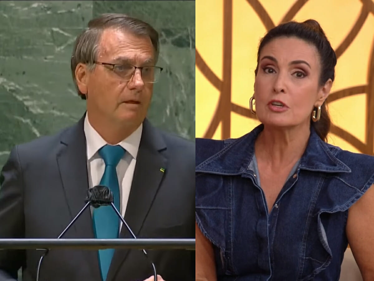 Jair Bolsonaro e Fátima BernardesJair Bolsonaro e Fátima Bernardes