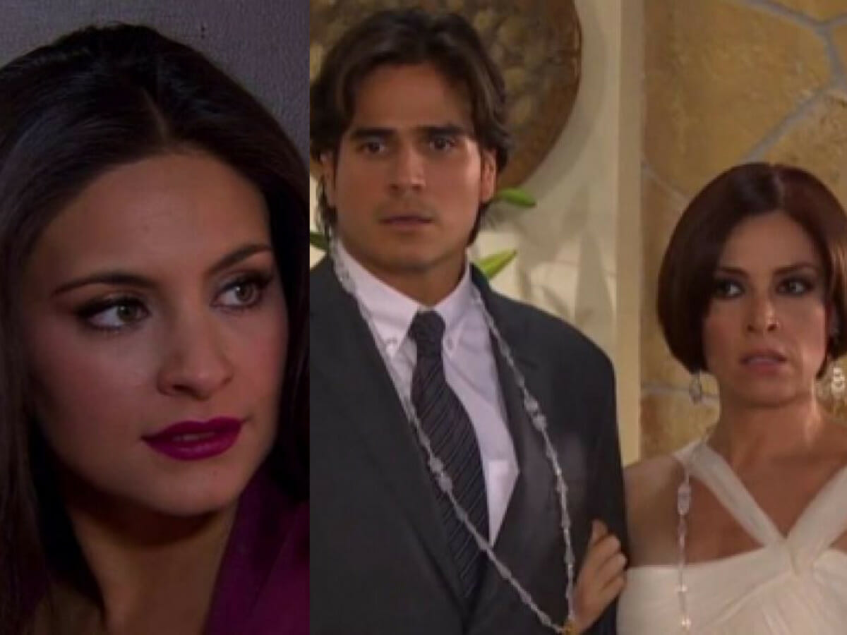 Maricruz, Otávio e Simone em Coração Indomável (Reprodução - Televisa)