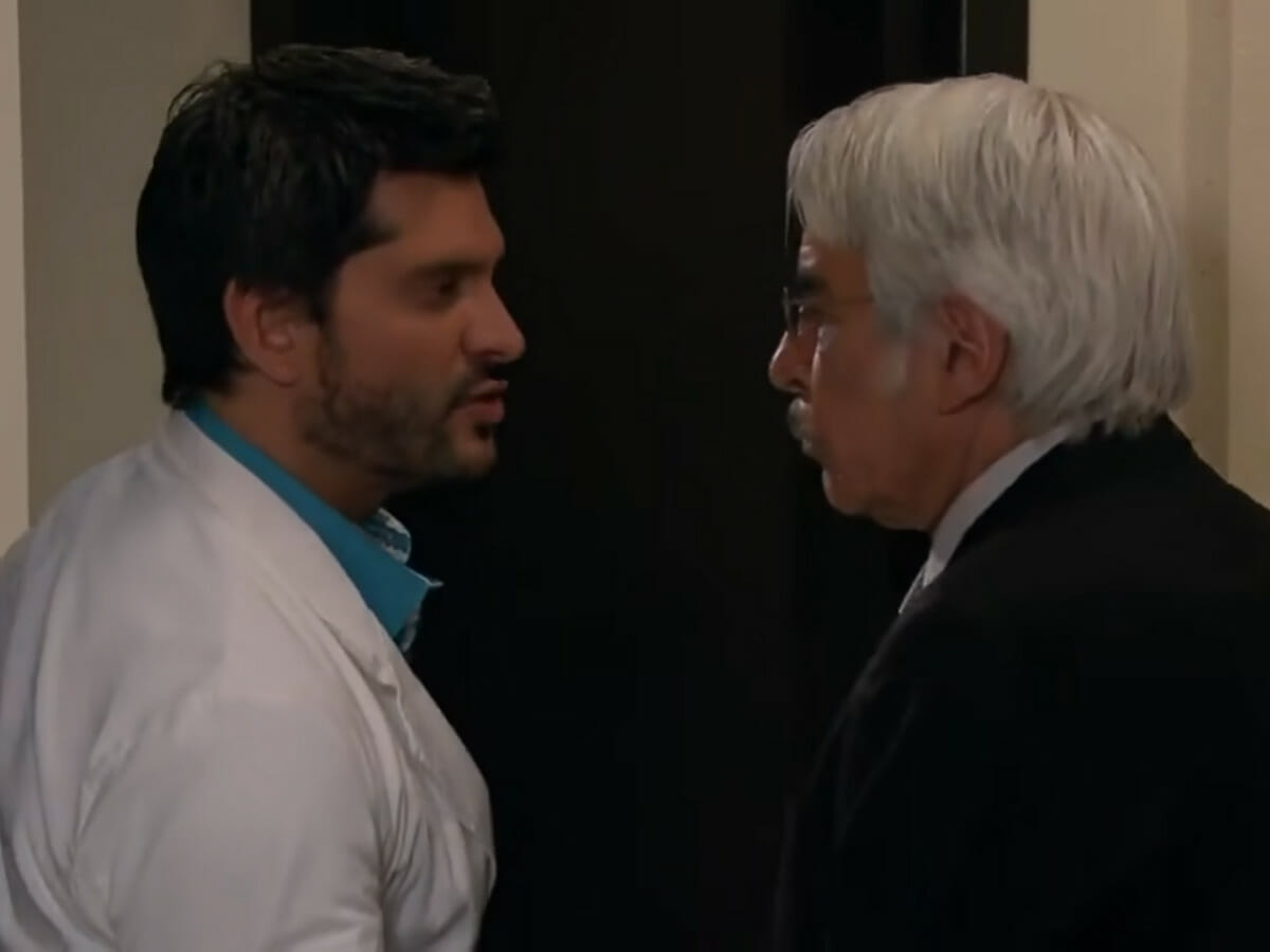 Vicente e Aníbal em Amores Verdadeiros (Reprodução Televisa)