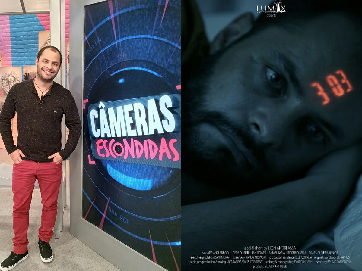 Adriano Arbool, ator de pegadinhas do SBT, protagoniza o curta-metragem dramático 3:03
