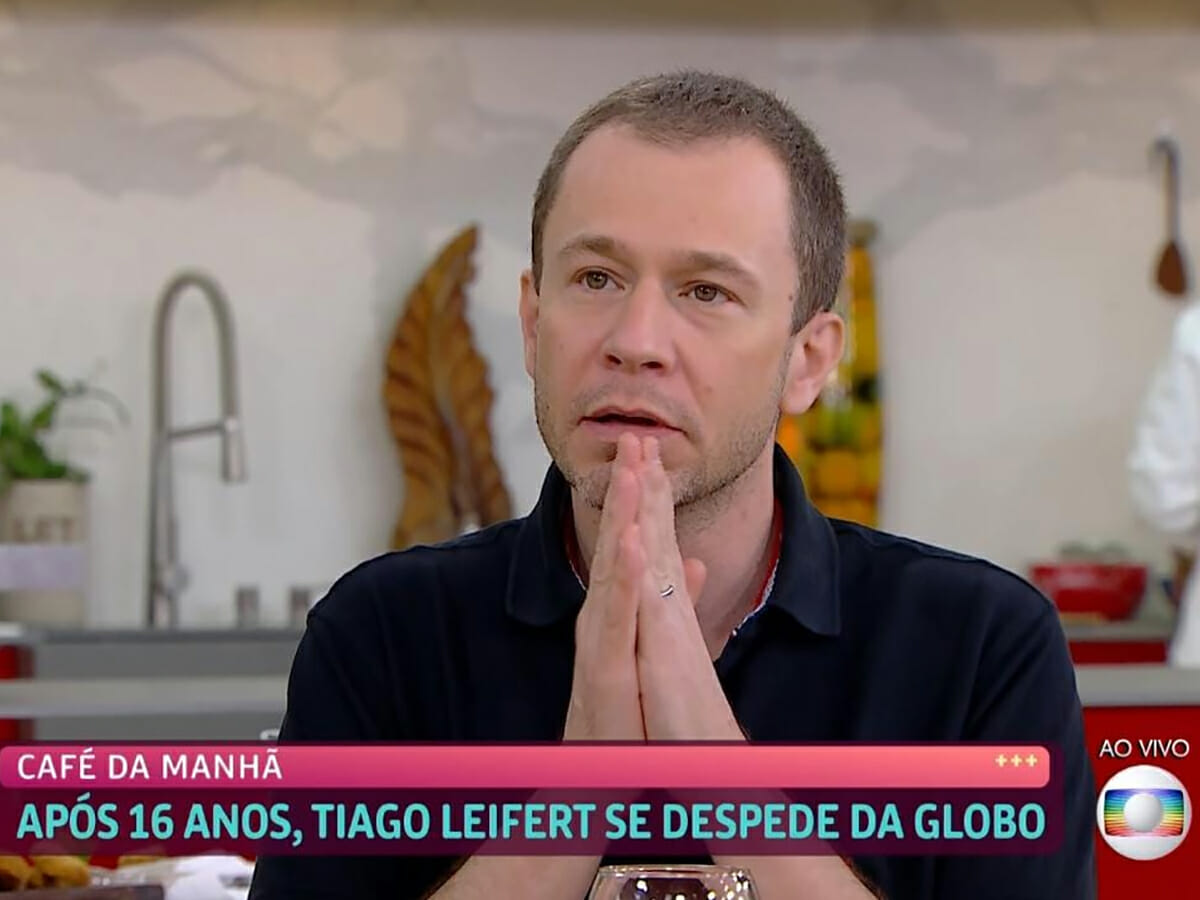 Tiago Leifert se despede da Globo no Mais Você