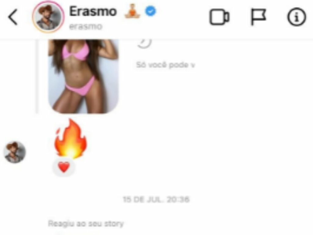 Erasmo Viana reage às fotos de Marina Ferrari