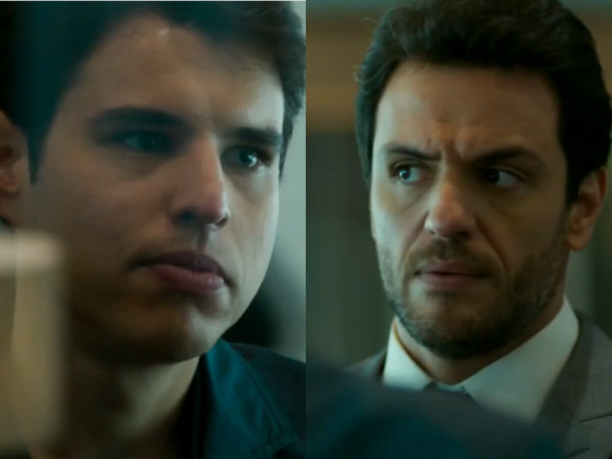 Edgard (Pedro Gabriel Tonini) e Alex (Rodrigo Lombardi) em Verdades Secretas (Reprodução/Globo)