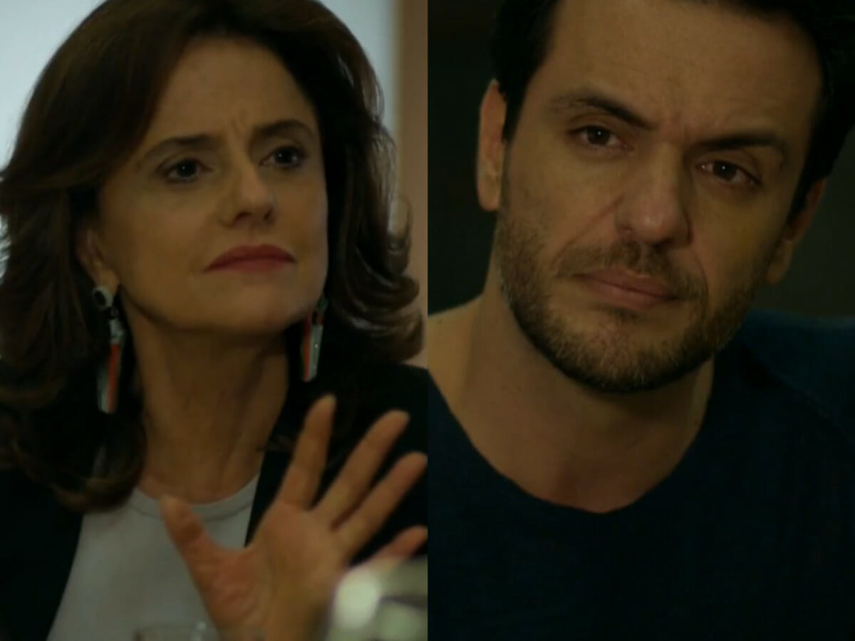 Fanny (Marieta Severo) e Alex (Rodrigo Lombardi) em Verdades Secretas (Reprodução/Globo)