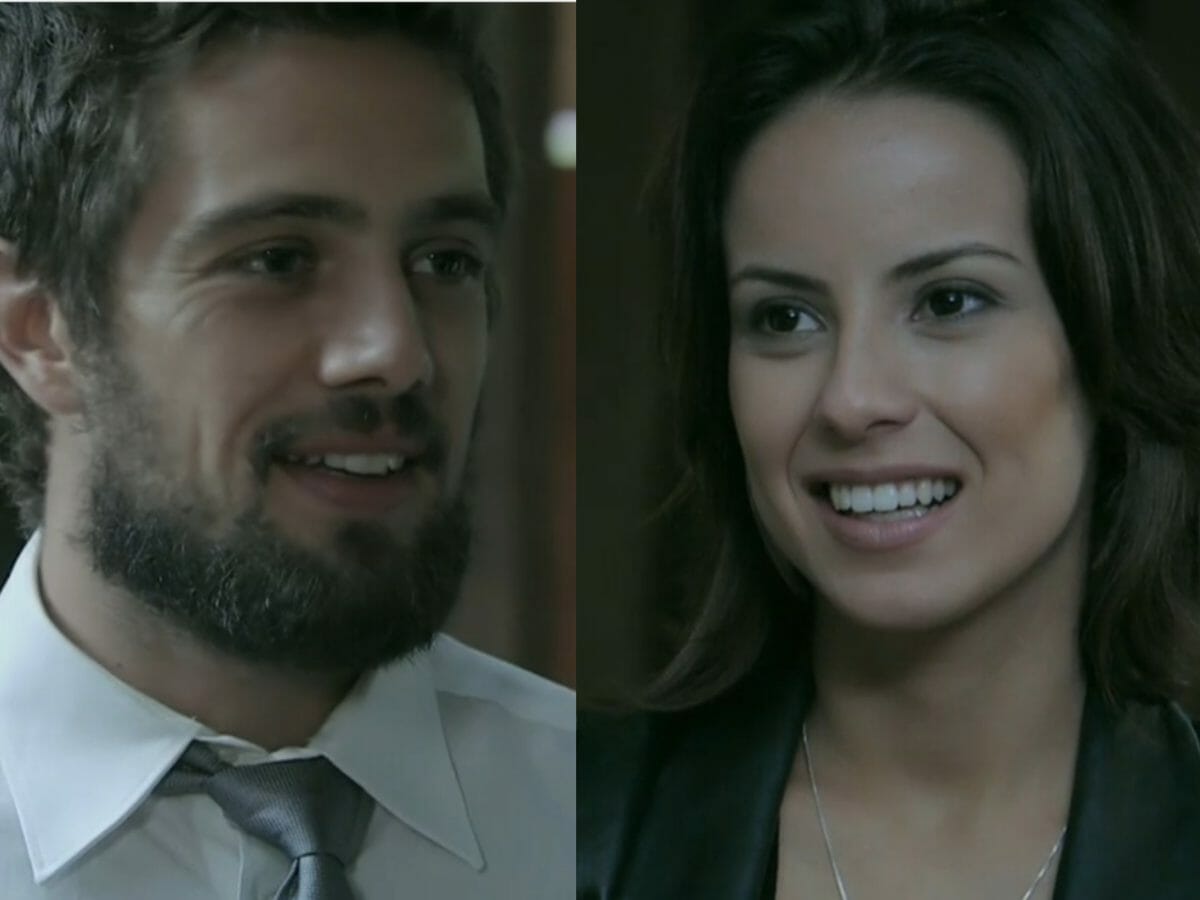 Vicente (Rafael Cardoso) e Maria Clara (Andreia Horta) em Império (Reprodução/Globo)