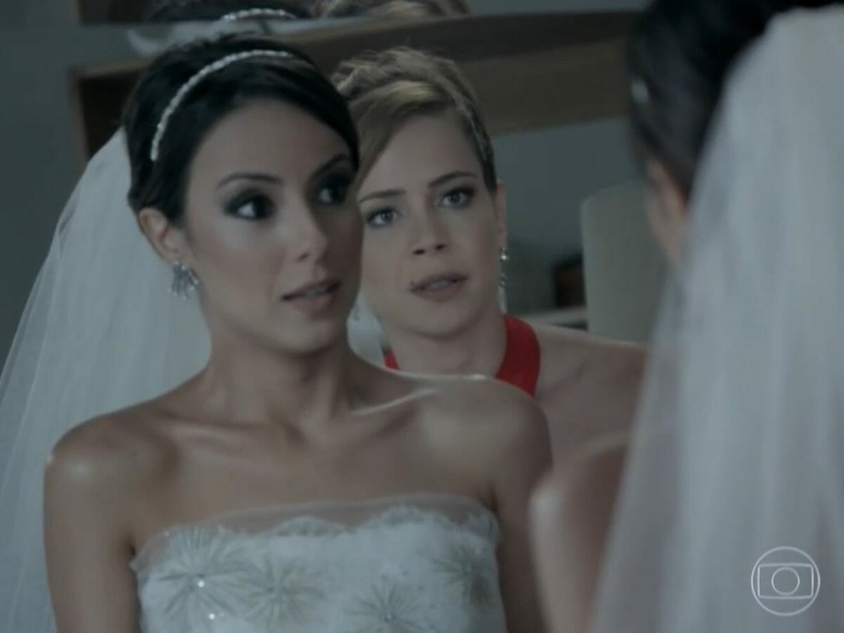 Maria Clara (Andreia Horta) e Cristina (Leandra Leal) em Império (Reprodução/Globo)