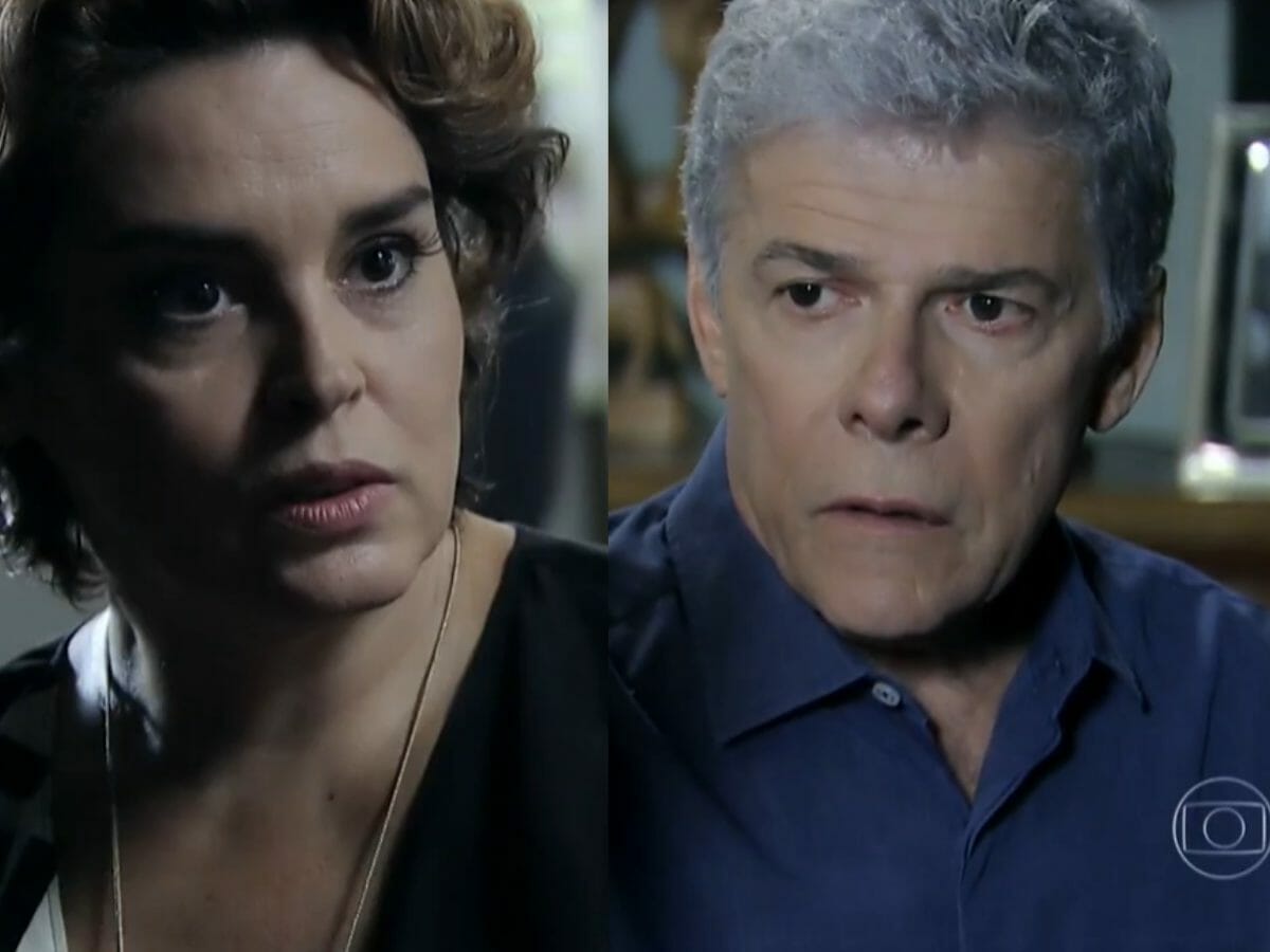 Beatriz (Suzy Rêgo) e Cláudio (José Mayer) em Império (Reprodução/Globo)