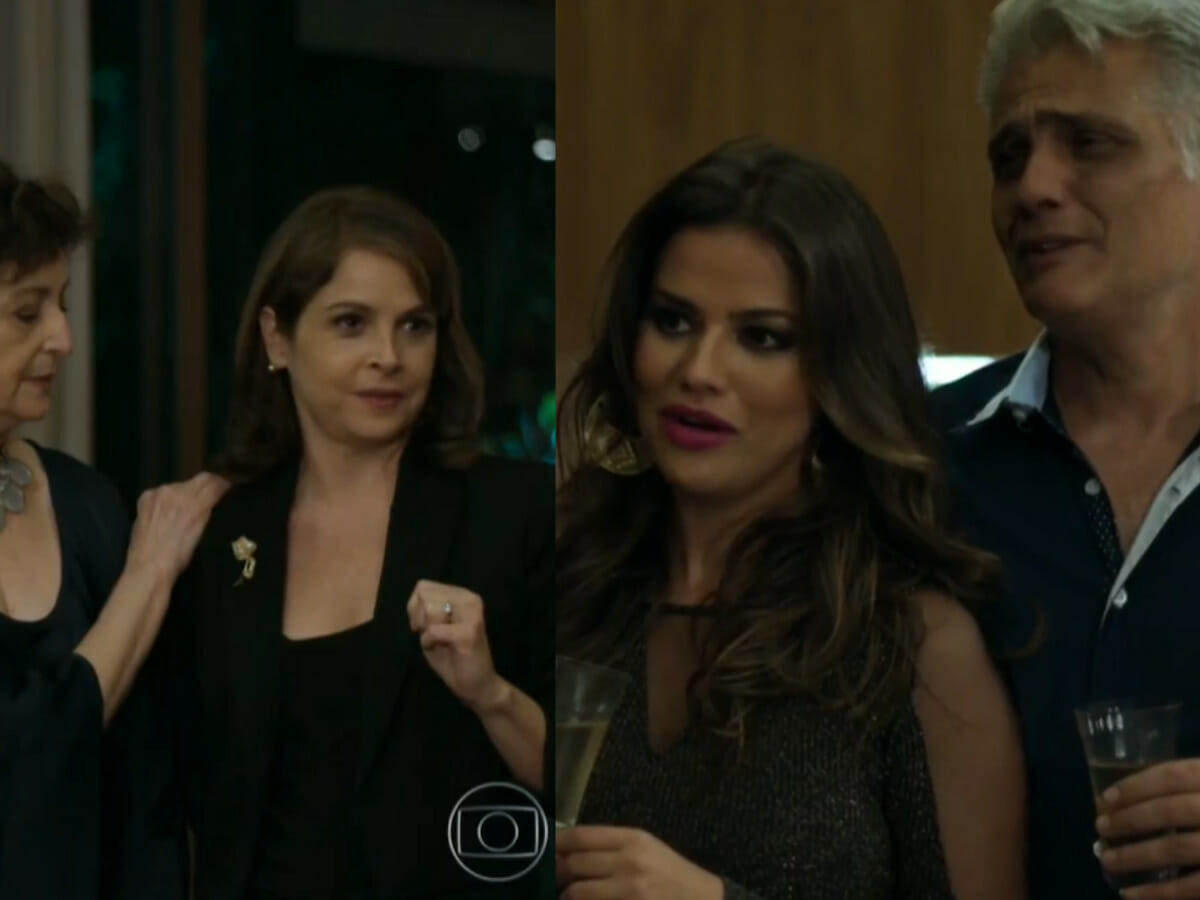 Briga entre Carolina (Drica Moraes) e Viviane (Laryssa Dias) movimenta Verdades Secretas (Reprodução/Globo)