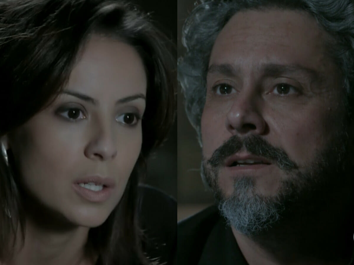Maria Clara (Andreia Horta) e José Alfredo (Alexandre Nero) em Império (Reprodução/Globo)