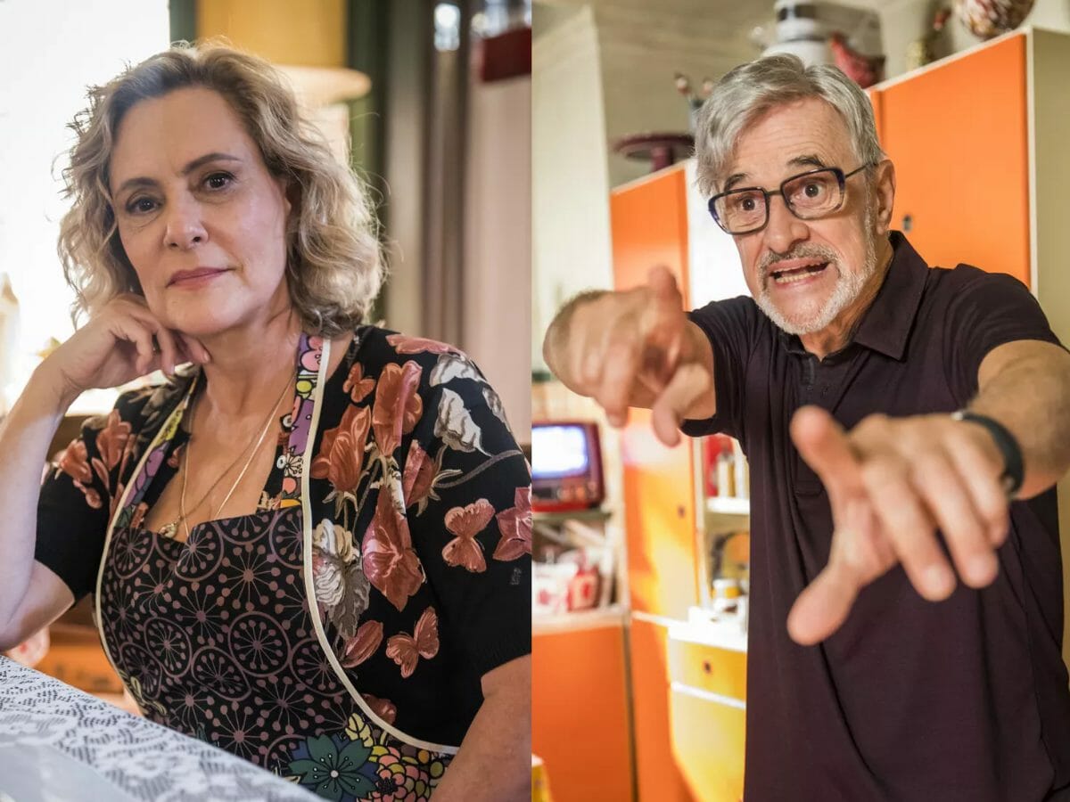 Eizabeth Savalla e Marcos Caruso em Quanto Mais Vida, Melhor! (Reprodução/Globo)