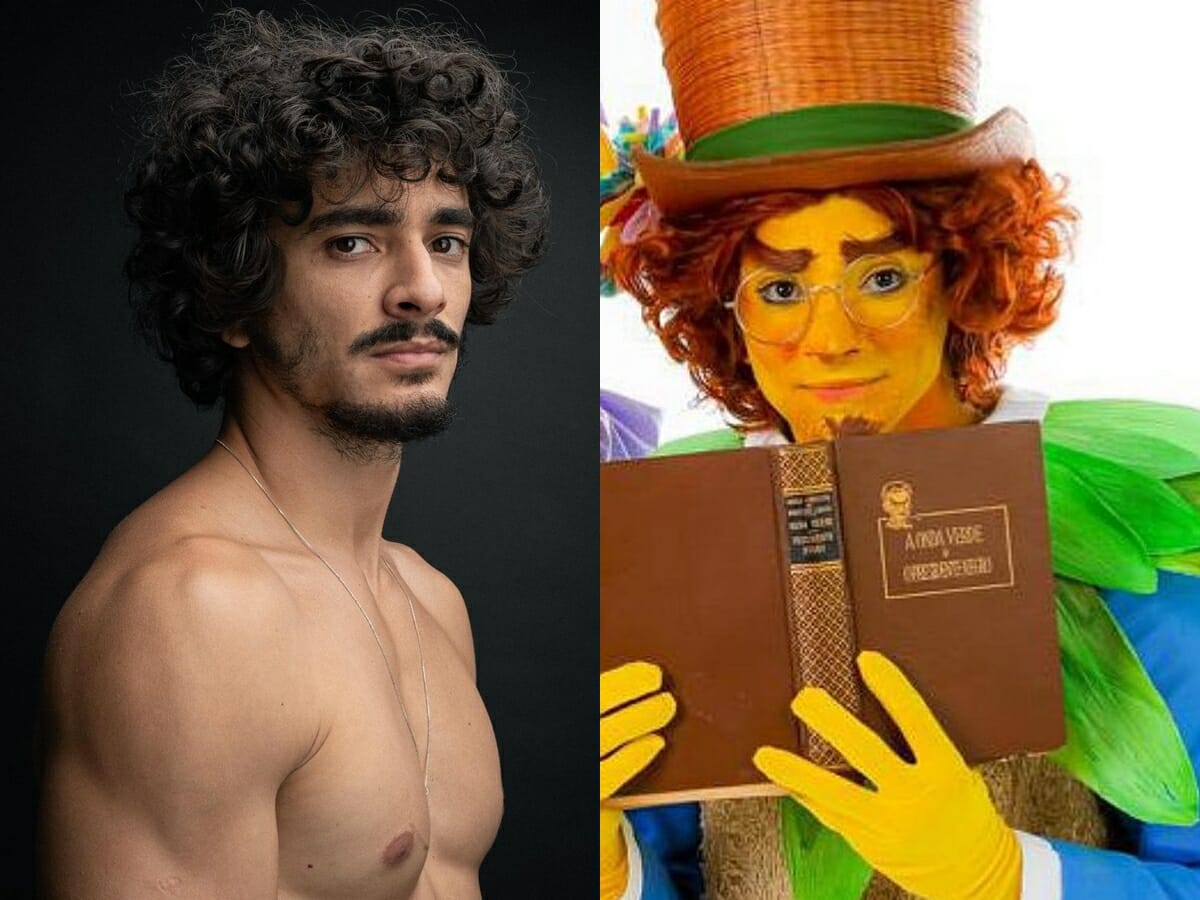 Hugo Carvalho interpreta Visconde de Sabugosa na nova versão do Sítio do PicaPau Amarelo (Reprodução: Instagram/Montagem Observatório da TV)