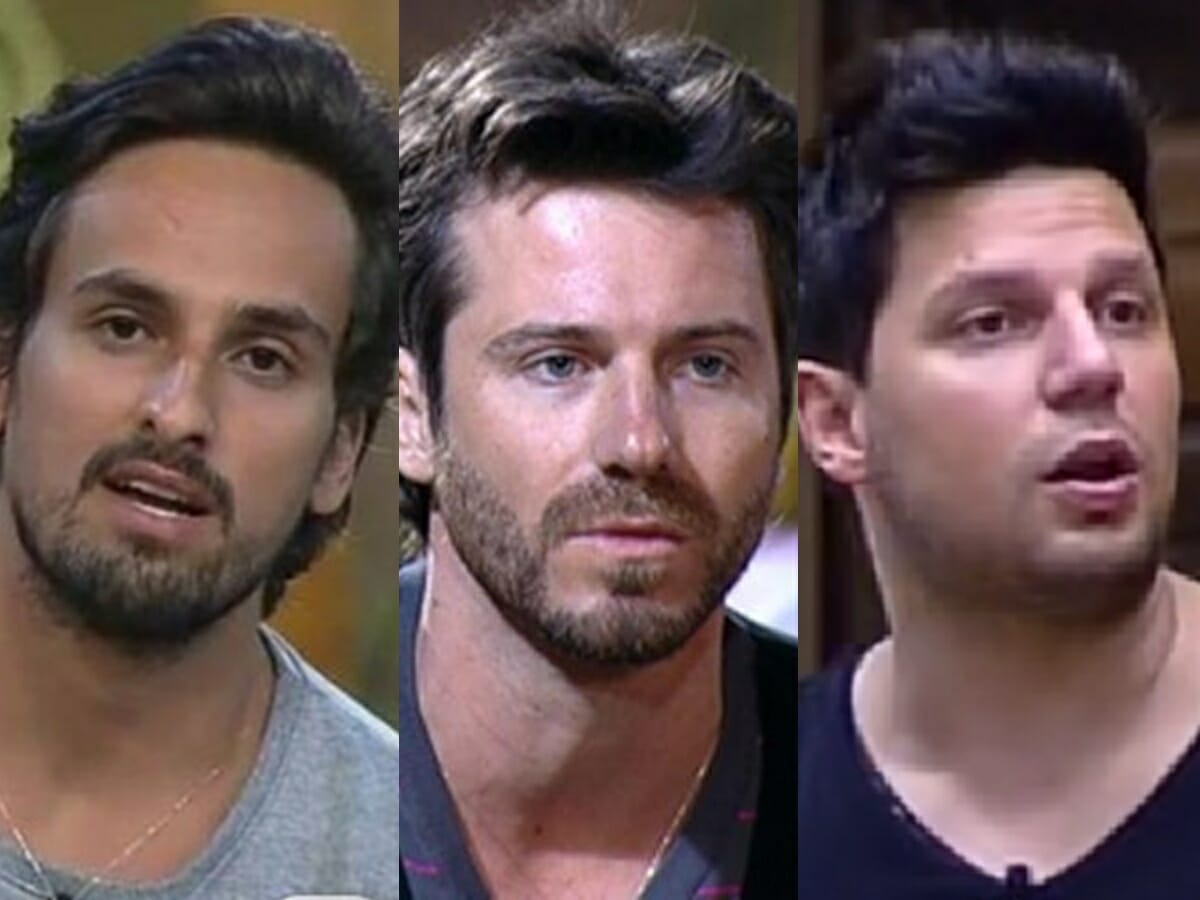 Léo Rodriguez, Marlom e Thiago Servo foram participantes de A Fazenda (Reprodução: Record TV)