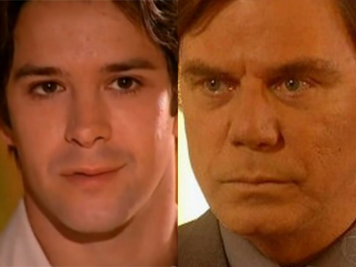 Lucas (Murilo Benício) e Leônidas (Reginaldo Faria) em O Clone (Reprodução Globo)