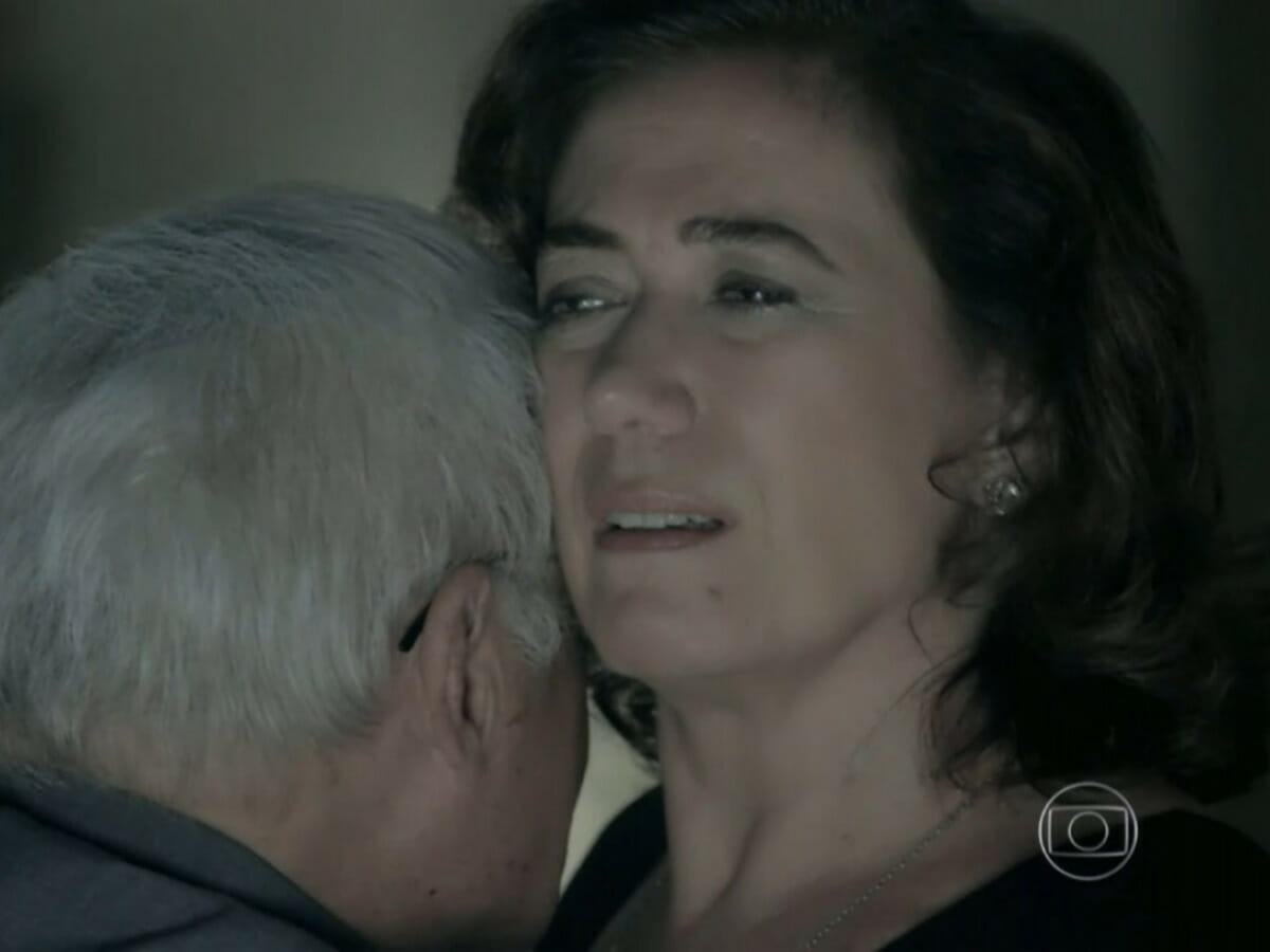 Silviano (Othon Bastos) e Maria Marta (Lília Cabral) em Império (Reprodução Globo)