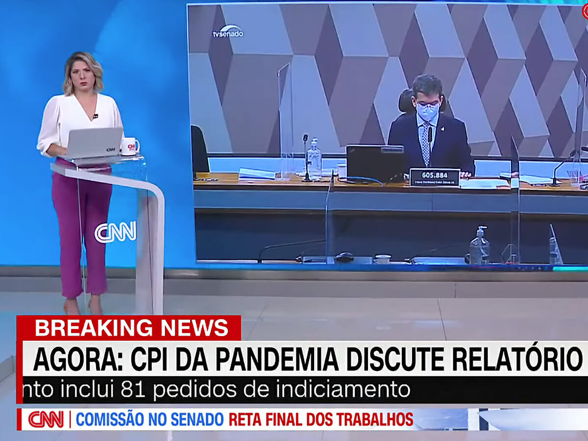 Daniela Lima ancora pela CNN Brasil a cobertura do fim da CPI da Covid