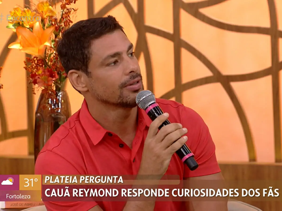 Cauã Reymond no Encontro com Fátima Bernardes