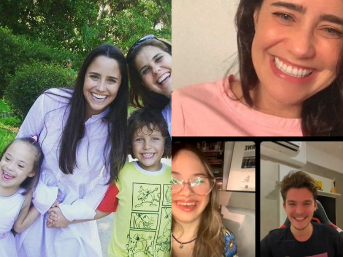 Fernanda Vasconcellos reencontra seus filhos em Páginas da Vida (Reprodução/Globo/Instagram)
