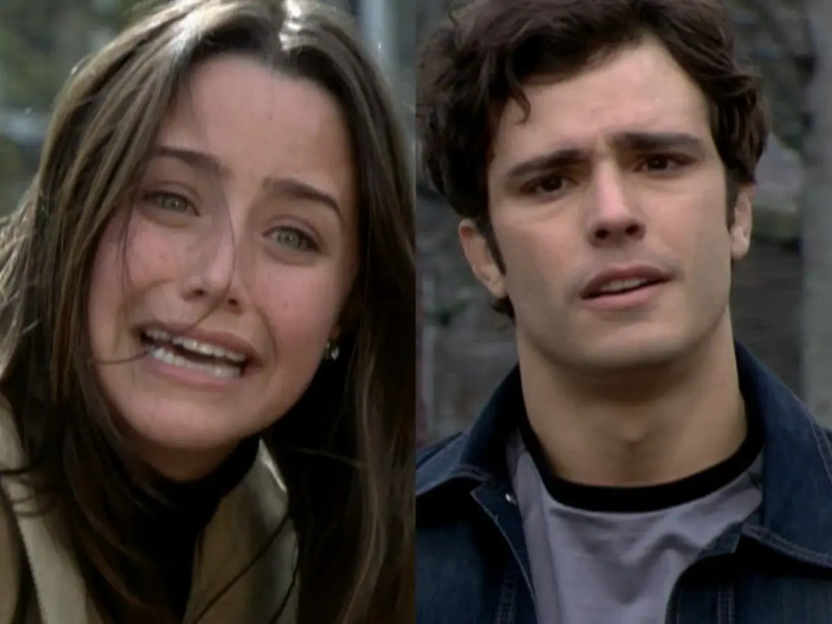 Nanda (Fernanda Vasconcellos) e Léo (Thiago Rodrigues) em Páginas da Vida (Reprodução/Globo)